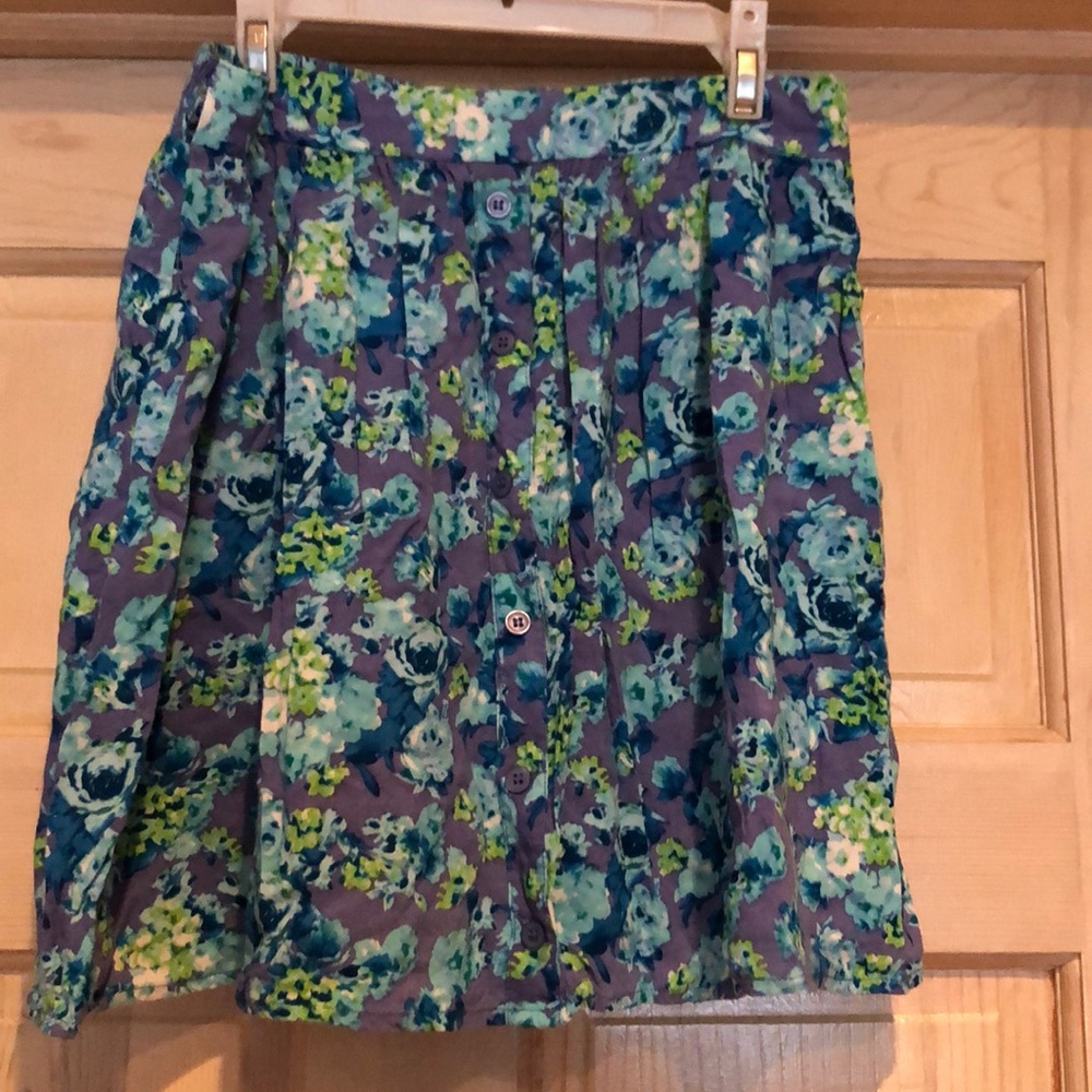Floral Flowy Skirt